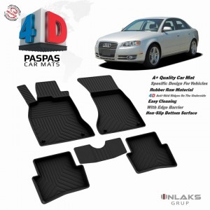 Audi A4 B7 4D Havuzlu Paspas 2004-2008 , Audi A4 B7 4D Havuzlu Paspas 2004-2008 ,