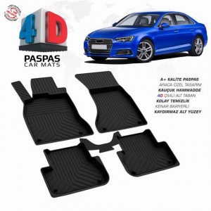 Audi A4 B9 4D Havuzlu Paspas 2016-2019 , Audi A4 B9 4D Havuzlu Paspas 2016-2019 ,