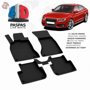 Audi A5 8T 4D Havuzlu Paspas 2008-2016 , Audi A5 8T 4D Havuzlu Paspas 2008-2016 ,