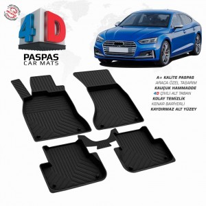 Audi A5 F5 4D Havuzlu Paspas 2017- , Audi A5 F5 4D Havuzlu Paspas 2017- ,