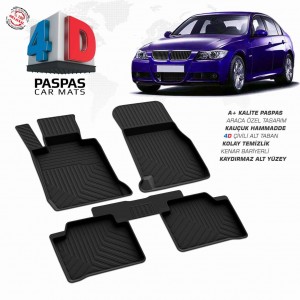 Bmw 3 Serisi E90 4D Havuzlu Paspas 2005-2012 Bmw 3 Serisi E90 4D Havuzlu Paspas 2005-2012