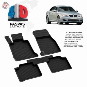 Bmw 5 serisi E60 4D Havuzlu Paspas 2004-2010 Arası Bmw 5 serisi E60 4D Havuzlu Paspas 2004-2010 Arası
