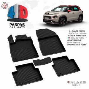 Citroen C3  Aircross  4D Havuzlu Paspas  2017 ve Üzeri