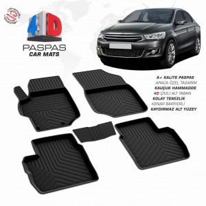 Citroen C-Elysee  4D Havuzlu Paspas  2013-                                