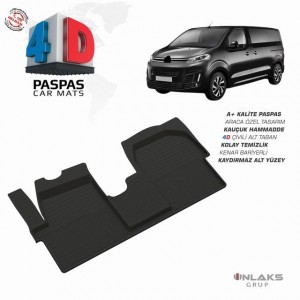 Citroen Jumpy - Spacetourer 4D Havuzlu Paspas - 2016-                                