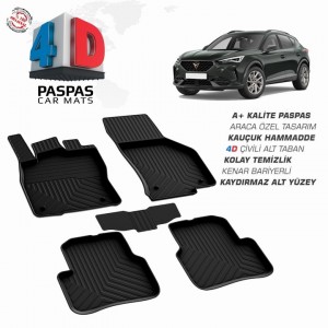 Cupra Formentor 4D Havuzlu Paspas 2021-2023 Arası Cupra Formentor 4D Havuzlu Paspas 2021-2023 Arası