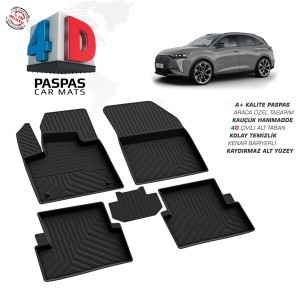 Ds 7 crossback  4D Havuzlu Paspas  2017 ve Sonrası                                