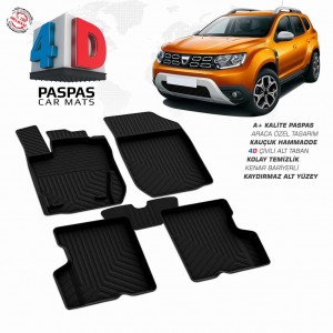 Dacia Duster 2  4x2  4D Havuzlu Paspas  2018-
