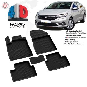 Dacia Logan 3 4D Havuzlu Paspas 2021-                                