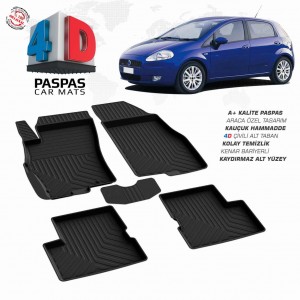 Fiat Punto  4D Havuzlu Paspas  2006 ve Sonrası                                