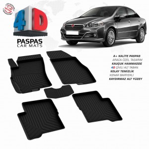 Fiat Linea  4D Havuzlu Paspas  2007-2014                                
