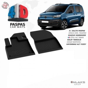 Fiat Doblo 3 Van - 4D Havuzlu Paspas 2022 -                                 