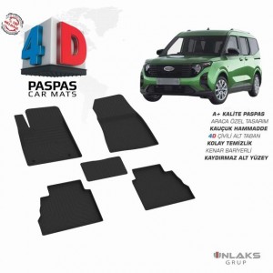 Ford Courier 2 4D Havuzlu Paspas - 2024 ve Üzeri Ford Courier 2 4D Havuzlu Paspas - 2024 ve Üzeri
