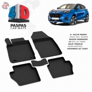 Ford Puma 4D Havuzlu Paspas 2019-2022 Arası Ford Puma 4D Havuzlu Paspas 2019-2022 Arası