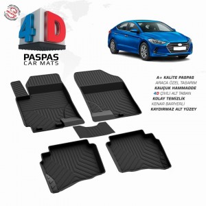 Hyundai Elantra 6 4D Havuzlu Paspas 2015-2020 Arası