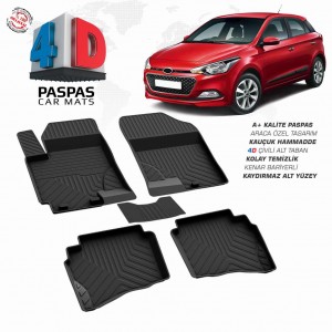 Hyundai i20 2 4D Havuzlu Paspas 2014-2020