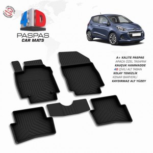 Hyundai İ10 4D Havuzlu Paspas 2013-2018 Arası