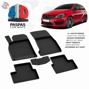 Mercedes B serisi W246 4D Havuzlu Paspas 2012-2018