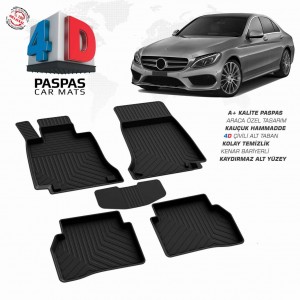 Mercedes C Serisi W205 4D Havuzlu Paspas 2014-2021