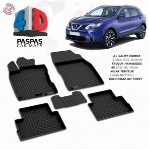 Nissan Qashqai 2 4D Havuzlu Paspas 2014-2021