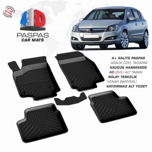Opel Astra H HB 4D Havuzlu Paspas 2004-2010 Opel Astra H HB 4D Havuzlu Paspas 2004-2010