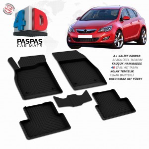 Opel Astra J HB 4D Havuzlu Paspas 2010-2015 Opel Astra J HB 4D Havuzlu Paspas 2010-2015