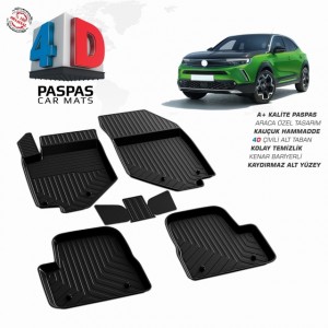Opel Mokka B 4D Havuzlu Paspas 2021- Opel Mokka B 4D Havuzlu Paspas 2021-