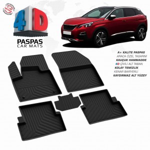 Peugeot 3008 Access  4D Havuzlu Paspas 2016-2024
