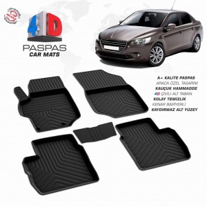 Peugeot 301 4D Havuzlu Paspas 2013 -                                