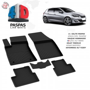 Peugeot 308 -2 Active 4D Havuzlu Paspas 2018 - 2021