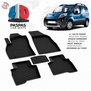 Peugeot Bipper 4D Havuzlu Paspas 2008-