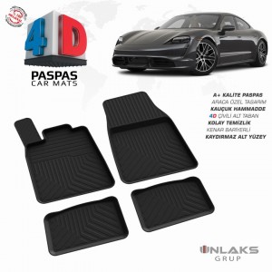 Porsche  Taycan  4D Havuzlu Paspas  2020 ve Üzeri  A+Kalite