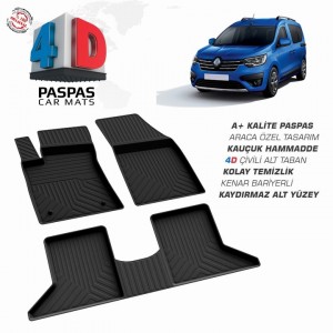 Renault Express 4D Havuzlu Paspas 2021- Renault Express 4D Havuzlu Paspas 2021-