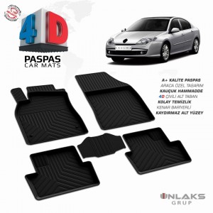 Renault Laguna 3 4D Havuzlu Paspas 2007-2015 Renault Laguna 3 4D Havuzlu Paspas 2007-2015