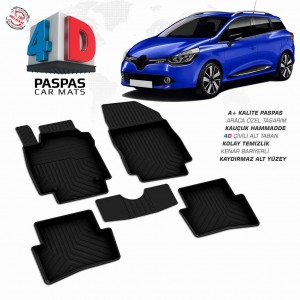 Renault Clio 4 SW Sporttourer 4D Havuzlu Paspas 2012-2019 Renault Clio 4 SW Sporttourer 4D Havuzlu Paspas 2012-2019