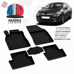 Renault Fluence 4D Havuzlu Paspas 2010- Renault Fluence 4D Havuzlu Paspas 2010-