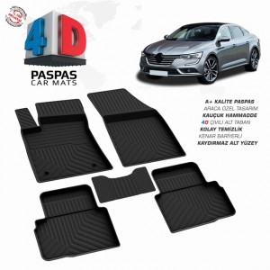 Renault Talisman 4D Havuzlu Paspas 2016-