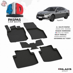 Skoda SuperB 4 4D Havuzlu Paspas 2024- Skoda SuperB 4 4D Havuzlu Paspas 2024-