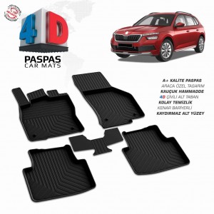 Skoda Kamiq 4D Havuzlu Paspas 2018-2023 Skoda Kamiq 4D Havuzlu Paspas 2018-2023