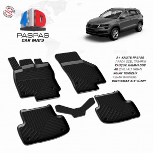 Skoda Karoq 4D Havuzlu Paspas 2017- Skoda Karoq 4D Havuzlu Paspas 2017-