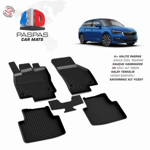 Skoda Scala 4D Havuzlu Paspas 2019- Skoda Scala 4D Havuzlu Paspas 2019-