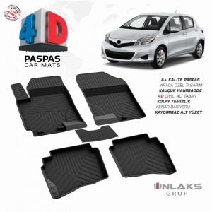 Toyota Yaris 4D Havuzlu Paspas 2005-2013 Toyota Yaris 4D Havuzlu Paspas 2005-2013