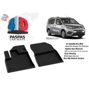 Toyota Proace City Van 4D Havuzlu Paspas 2020- Toyota Proace City Van 4D Havuzlu Paspas 2020-