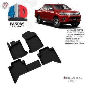 Toyota Hilux 4D Havuzlu Paspas 2015- Toyota Hilux 4D Havuzlu Paspas 2015-