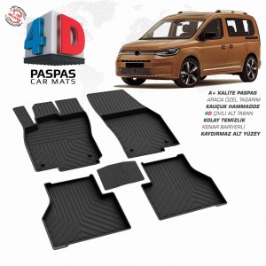 Volkswagen Caddy 5 4D Havuzlu Paspas 2020- Volkswagen Caddy 5 4D Havuzlu Paspas 2020-