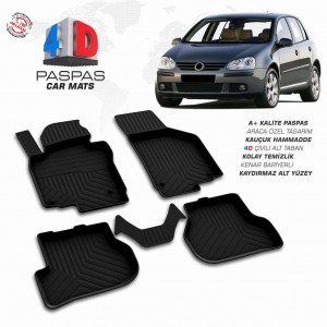 Volkswagen Golf 5 4D Havuzlu Paspas 2003-2008 Volkswagen Golf 5 4D Havuzlu Paspas 2003-2008