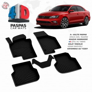 Volkswagen Jetta 6 4D Havuzlu Paspas 2011-2018 Volkswagen Jetta 6 4D Havuzlu Paspas 2011-2018