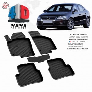 Volkswagen Passat B6 4D Havuzlu Paspas 2005-2010 Volkswagen Passat B6 4D Havuzlu Paspas 2005-2010