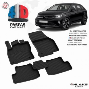 Volkswagen Taigo 4D Havuzlu Paspas  2021-