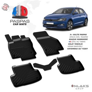 Volkswagen Polo 6.5  4D Havuzlu Paspas 2017-2021                                